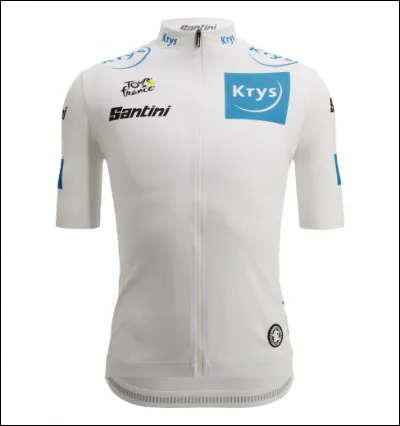 Le maillot blanc est réservé aux jeunes de moins de 25 ans :
