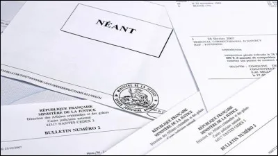 Quel est le nom du fichier ne contenant aucune condamnation ou amende ?