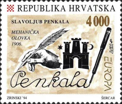 Toujours en Croatie, Slavoljub Penkala invente en 1906... (Complétez !)