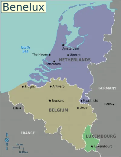 Où se trouve le siège du Benelux ?