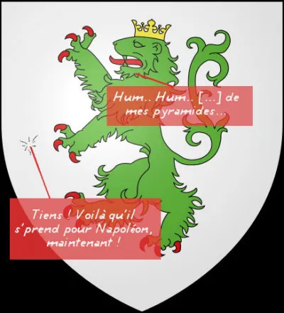 Mais que d'arrogance, ma foi !