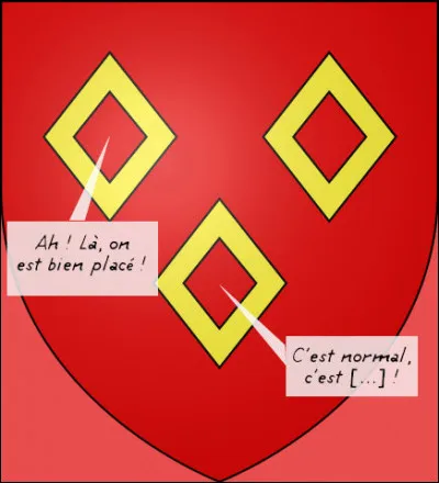 Étonnamment, le discours blasonnesque est assez relâché, vous ne trouvez pas ?