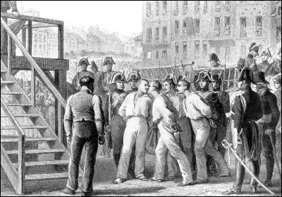 Qui sont les jeunes soldats français bonapartistes, accusés sous la Restauration d'avoir voulu renverser la monarchie et condamnés à mort ?