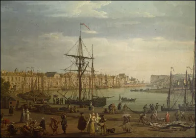 Quelle est cette ville, peinte en 1765 par Joseph Vernet ?