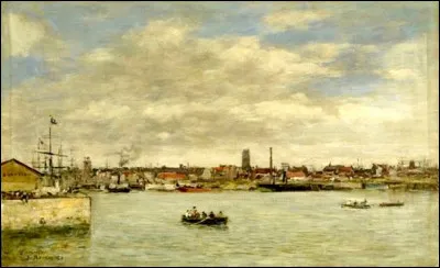 Quelle est cette ville, peinte en 1889 par Eugène Boudin ?