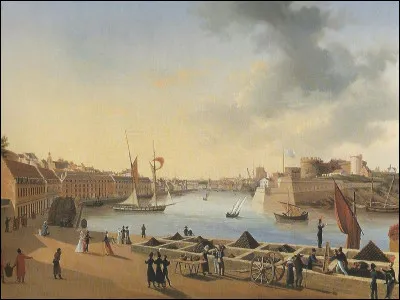 Quelle est cette ville, peinte en 1821 par Garneray ?