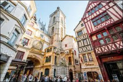 Que faut-il ajouter à "rou" pour obtenir le nom d'une ville se trouvant en Normandie ?