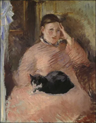 Qui a réalisé "Portrait de femme au chat" ?