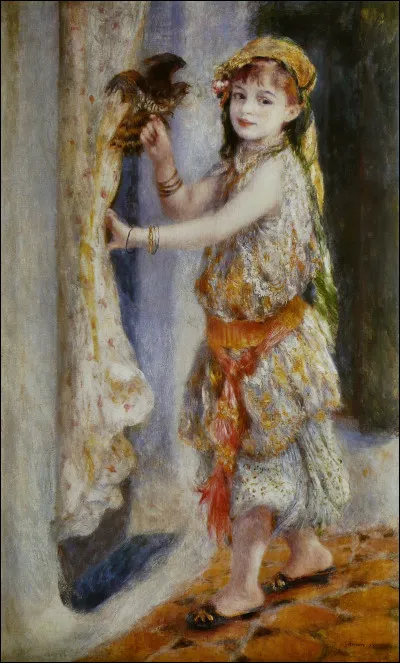 Quel peintre est l'auteur du tableau "Fillette au faucon" ?