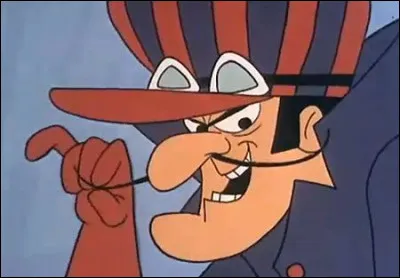 Quel est ce personnage de fiction, créé par William Hanna et Joseph Barbera, apparu dans "Les Fous du volant" (1968) et dans "Diabolo le Magnifique" (1969) ?