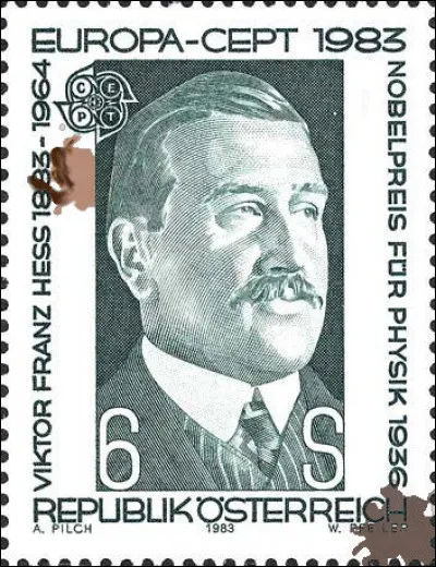 Autriche > Récipiendaire du Nobel de physique en 1936, il est mis à la retraite sans coup férir (et surtout sans solde !) 2 ans plus tard. Pourquoi ?