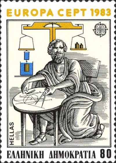 Grèce > Timbre commémorant Thalès de Milet : que lui doit-on, en particulier ?