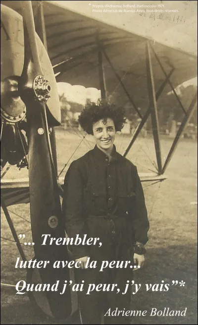 Adrienne Bolland a aussi été résistante.