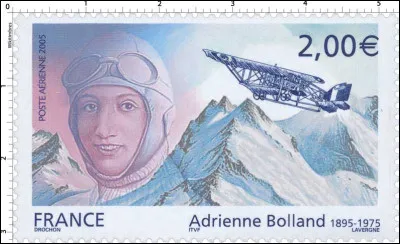 À quelle date Adrienne Bolland traverse-t-elle la cordillère des Andes ?