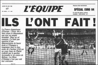 À quel journal, ''LÉquipe'', quotidien sportif français, a-t-il succédé ?