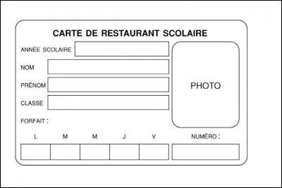 Par quel moyen accèdes-tu à la cantine ?
