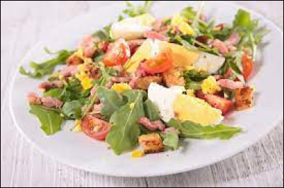 Entrée n°1 : Voici la salade vosgienne. Lequel parmi ces ingrédients est incontournable dans la recette traditionnelle ?