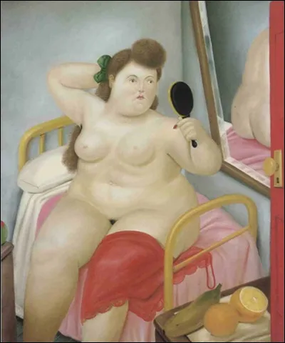 Qui est le peintre colombien, créateur en 1982 du tableau intitulé "La Toilette" ?