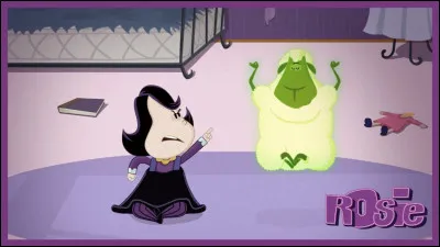 Dans "Rosie" comment s'appelle le mouton vert qui est également l'ami imaginaire de Rosie ?