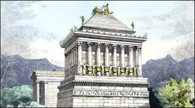 Remontant au IVe siècle avant notre ère, je fus construit en l'honneur d'un gouverneur. Mes fondations sont encore visibles en Turquie actuelle, et mon nom a donné naissance à un nom commun. Je suis...