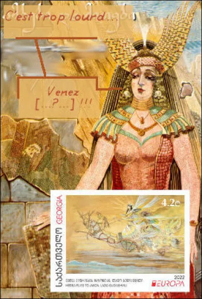 Géorgie > Avec elle, c'est "Colchide dans l'épée", "l'Araison de Corynthe" et "J'ai pillé la Toison" !