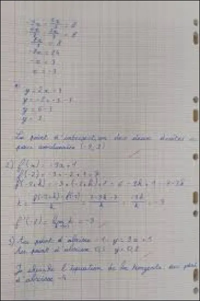 Alors, ton contrôle ?