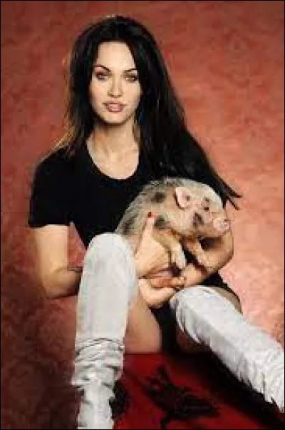 Comment s'appelle cette actrice américaine ayant eu un cochon comme animal de compagnie ?