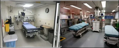 Voil&agrave; l'espace sant&eacute; du navire. Combien de lits y a-t-il ?