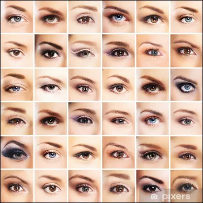 De quelle couleur sont tes yeux ?