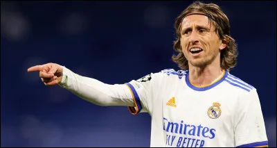 Personnalité : Dans quel club de football joue Luka Modrić ? (2022)