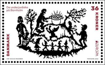 Danemark > L'île de Bornholm est paysage rocheux habité par des créatures souterraines : elle serait aussi la patrie originelle ... (Complétez !)