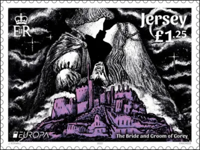 Jersey > Le Château de Gorey est le siège de la "Légende de la Fiancée Maudite et de son Marié", tous deux tués par le père d'icelui. Qu'a-t-il de particulier, ce château ?