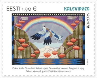 Estonie > Le "Kalevipoeg" est l'épopée nationale, écrite [... ?...]. Elle est formée de 19 023 vers, compilés à la fin du XIXe siècle à partir des récits traditionnels.