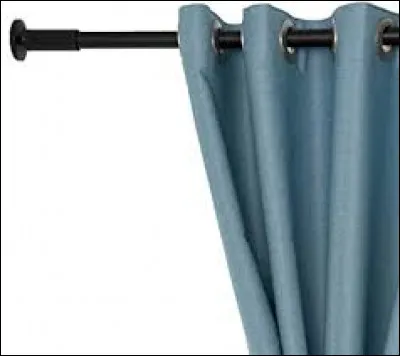 Une barre sur laquelle on pose un rideau.