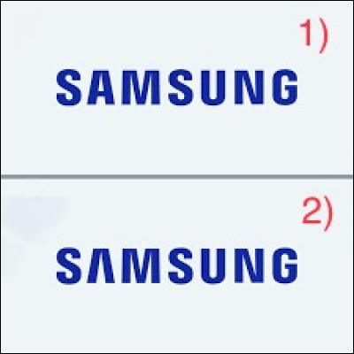 Parmi ces deux logos, lequel est correct ?