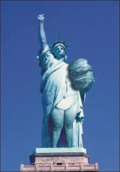 Quelle catgorie d'Amricains reprsente la statue de la libert ici ?