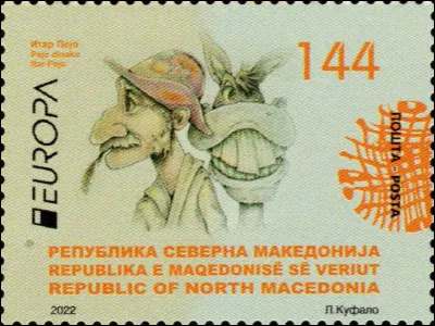 Macédoine du nord > Itar Pejo est le personnage typique du slave aux abords insignifiants mais roublard, rusé et plein d'astuces qui se bat et ridiculise en permanence ... (qui donc ?)