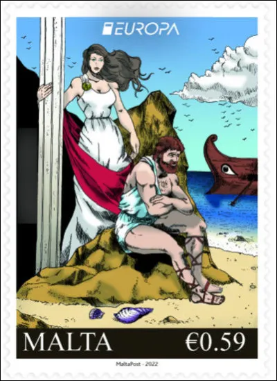 Malte > L'île est considérée comme le lieu de résidence du personnage mythique de ... (Complétez !)