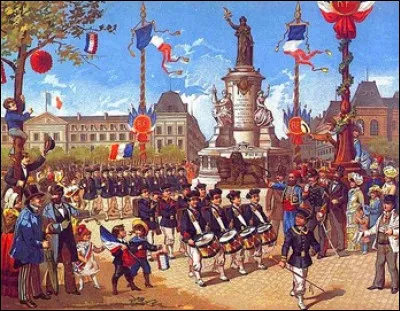 Traditionnellement un grand défilé militaire est organisé à Paris. Depuis quelle année ?