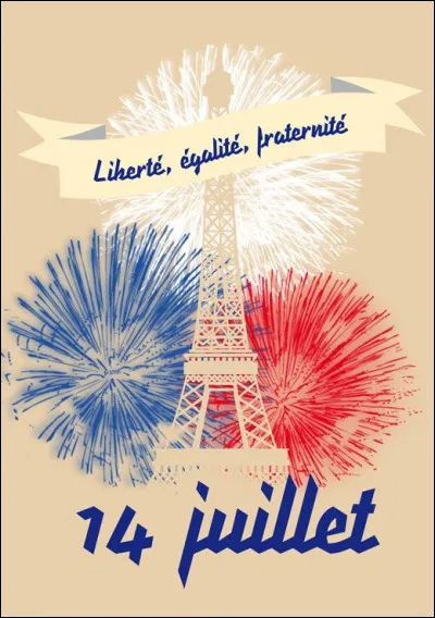 Le défilé du 14 juillet à lieu chaque année :