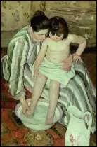 Quelle femme peintre dont Degas disait : 'il est inadmissible qu'une femme dessine aussi bien' a ralis 'La toilette' ?