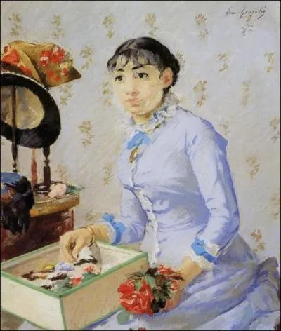 Quelle femme peintre ayant servi frquemment de modle aux membres de l'cole impressionniste a ralis 'La modiste' ?