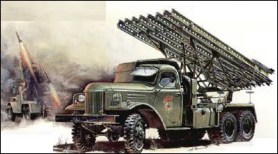 Quel est le nom de ce lance-roquettes russe très imprécis datant de la Seconde Guerre mondiale ?