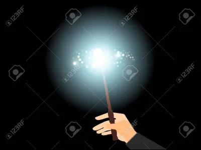 Où est sa baguette ?