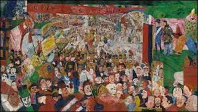 ''L'Entrée du Christ à Bruxelles'', est une toile d'un symboliste belge. Peint en 1888, de qui est ce tableau ?