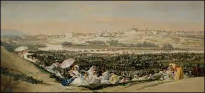 Quel préromantique a peint ce tableau nommé ''Vue de Madrid'', en 1788 ?