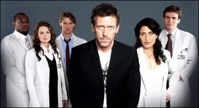 Quel acteur voit-on à l'affiche dans la série "Dr House" ?