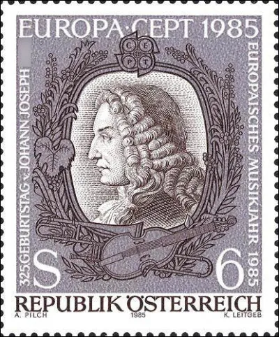 Autriche > Pour ne pas être en reste, leurs voisins nous ressorte un "325e anniversaire" de la naissance d'un des leurs, le dénommé Johann Joseph ... (Complétez !)
