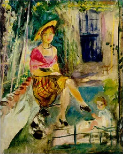 Qui a fait le portrait de "La Niçoise sous la tonnelle" ?