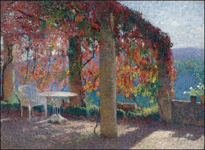 On lui doit le souvenir de "La Pergola en automne" :